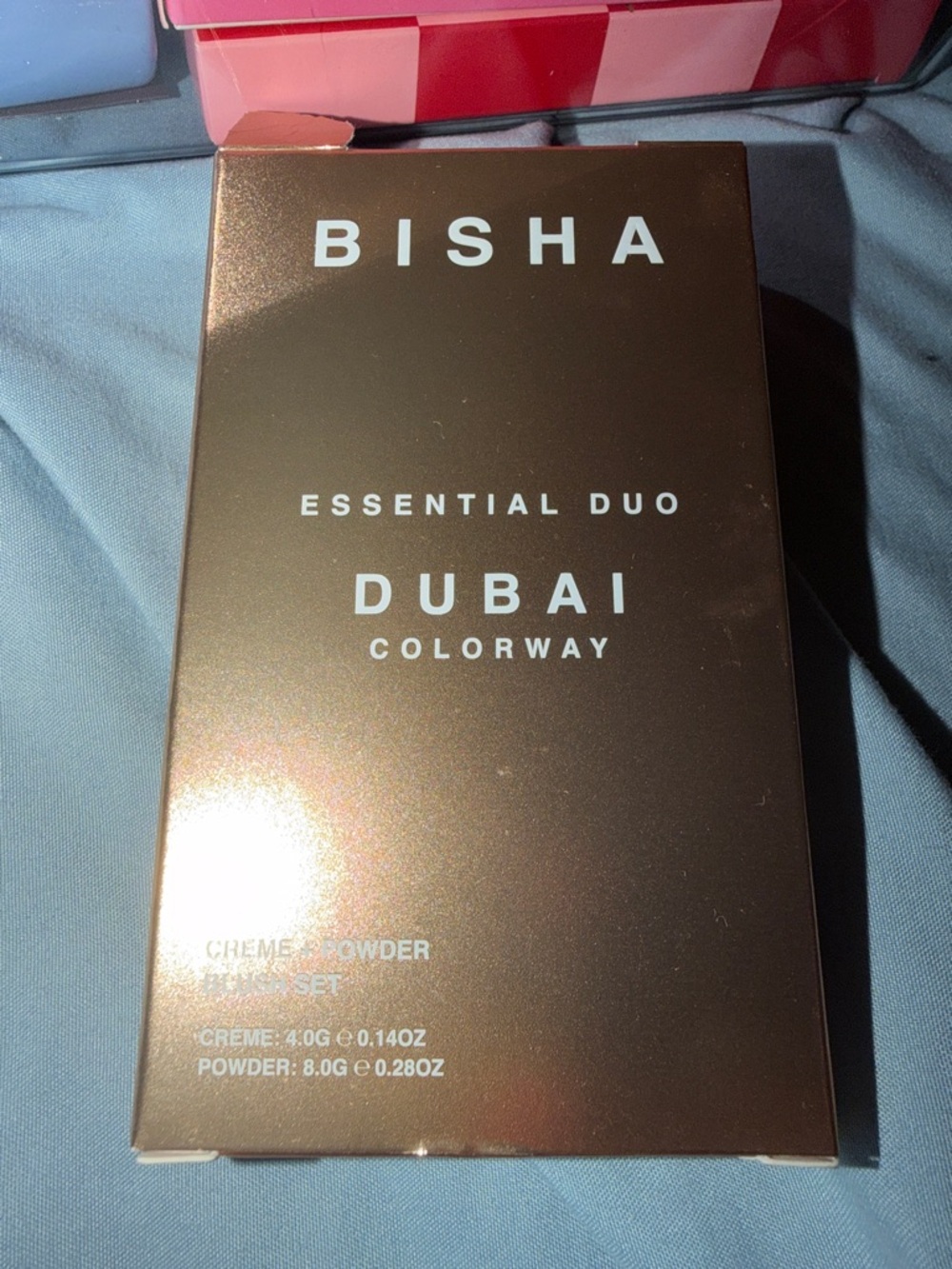 ISH Pink Duo Cream and Powder Blush Compact